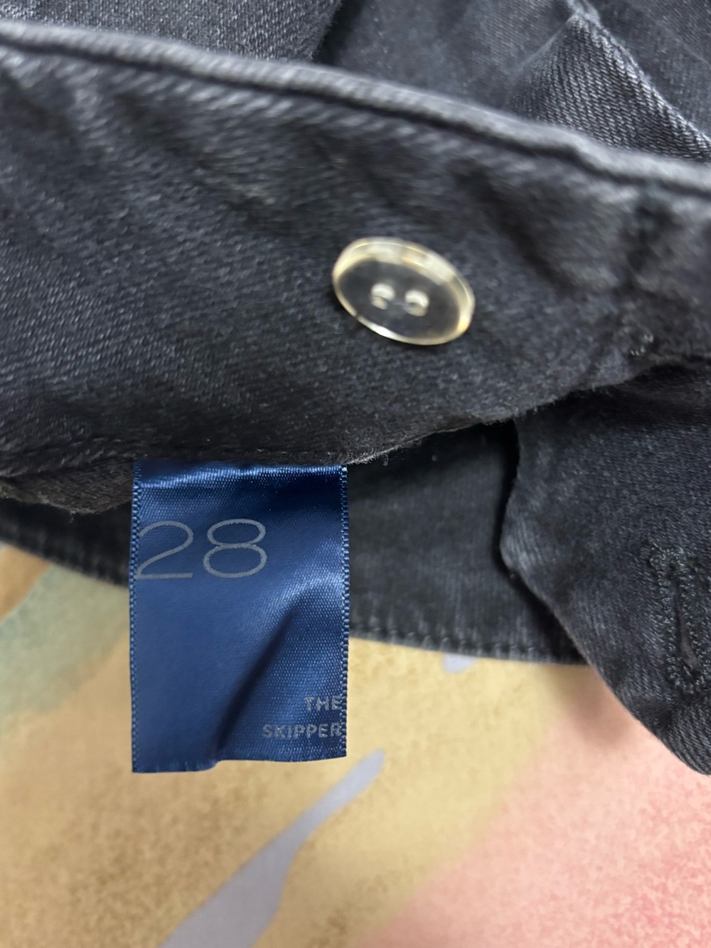 Anthropologie | Pilcro | Black The Skipper Wide-Leg High Rise Denim Jean size 28 - Picture 9 of 10